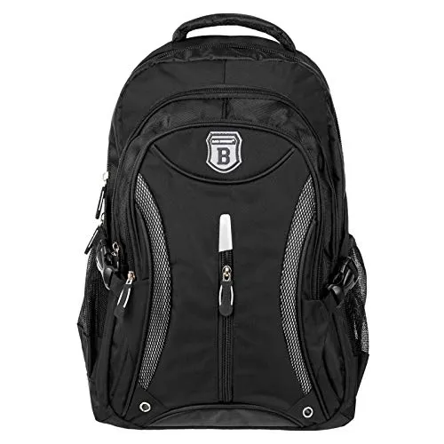 Rucksack Wanderrucksack Schulrucksack Damen Herren Kinder Sporttasche Daypack Schwarz