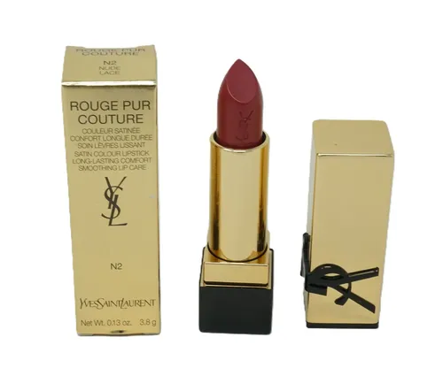 Yves Saint Laurent Rouge Pur Couture N2 Nude Lace 3,8g - Lippenstift - Eleganter Lippenstift in nude für ein perfektes Finish. Sorgt für ein geschmeidiges und glänzendes Lippenbild, ideal für jeden Anlass.