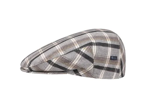 Lipodo Inglese Flatcap – Modische Schiebermütze aus Italien - Hochwertige Flatcap aus 100% Baumwolle, ideal für Frühling und Sommer. Das karierte Design verleiht jedem Outfit einen stilvollen Akzent, während der 5,5 cm lange Schirm optimalen Schutz bietet.