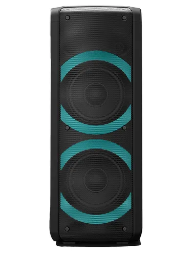 DENVER BPS-352 - Bluetooth Party Lautsprecher mit Disco Lights, 300 W Leistung, wiederaufladbarer Akku und Karaoke-Funktion für unvergessliche Partys