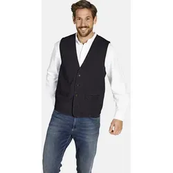 Jan Vanderstorm Anzugweste TORELL Freizeitweste in Jeans-Optik grau 4XL (70)