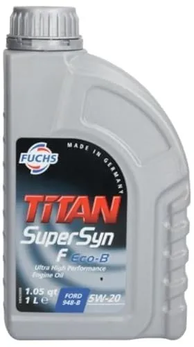 1L 1 Liter FUCHS Motoröl ÖL TITAN SUPERSYN F ECO-B 5W-20 5W20 FORD WSS-M2C948-B