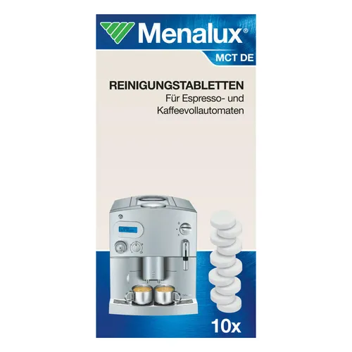 Menalux Reinigungstabletten Tabletten für Espresso-Kaffeevollautomaten 10 Stück