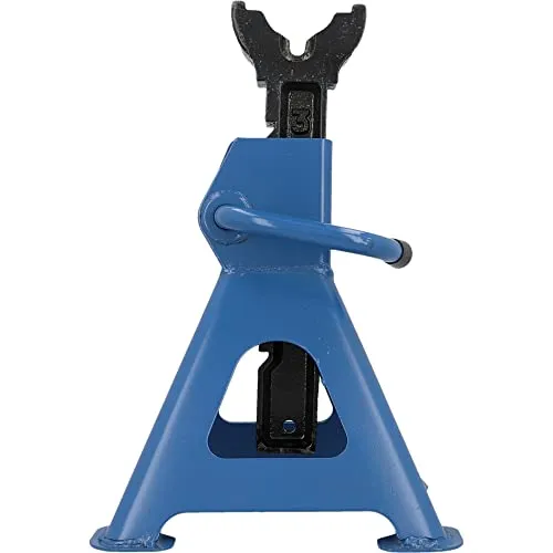 Unitec 10889 Unterstellbock 3000 kg für PKW - höhenverstellbar - Stützbock mit 3 Tonnen Traglast und automatischem Einrasten, ideal für Werkstätten. Einstellbare Höhe von 280 mm bis 420 mm für optimale Flexibilität.