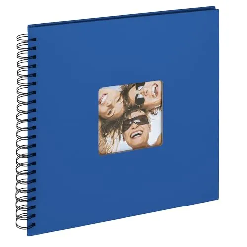 walther design Fotoalbum Fun, Spiralalbum royalblau, 30x30 cm, SA-110-Z