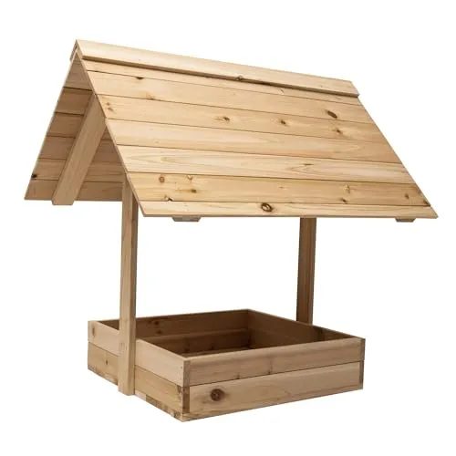 WERKA PRO Holzfutterstelle für Hühner 70 x 60 x h 70cm