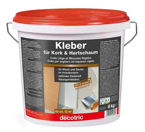 Produktbild Korkkleber decotric 8 kg Dispersionskleber für Korkplatten und Korkbahnen