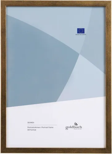 Goldbuch Holz-Fotorahmen Skandi 21x30 cm gold von Goldbuch