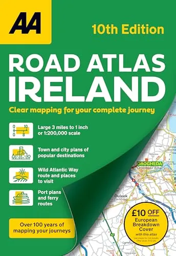 Produktbild AA Road Atlas Ireland