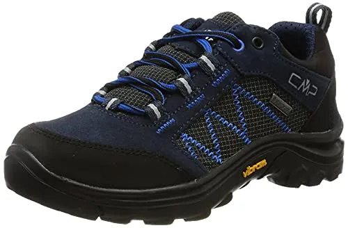 CMP Unisex-Child Kids Thiamat Low 2.0 Trekking Shoe Wp, Black Blue, 37 EU - Wanderschuhe mit wasserdichter CLIMAPROTECT Membrane und robustem Knöchelstützsystem, ideal für Abenteuer in der Natur.