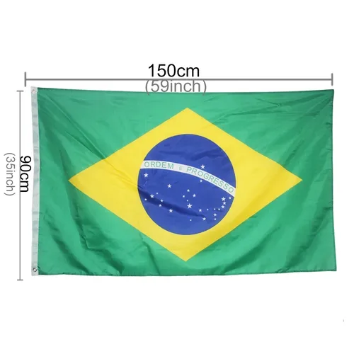 Fahne / Flagge Brasilien 90 x 150 cm