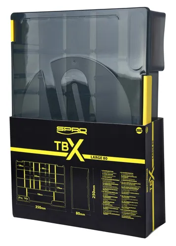Spro TBX Tackle Box L80 Dark High End Zubehörbox 35x25x8cm NEW