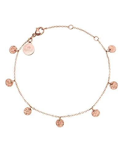 Purelei® Malihini Coin Armband (Roségold) – Elegantes Damen Armband - Armbänder für Damen, inspiriert von Hawaii, wasserfest und in verstellbarer Länge für individuellen Stil.