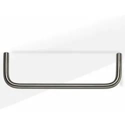 Garderobenstange Norma Ii U-form L: 730 Mm Edelstahl Gebürstet