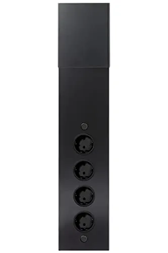 ST 3007 Energie-Ecksaeule schwarz - Unterbrechungsfreie Stromversorgung, bietet zuverlässige Energieversorgung und Schutz vor Stromausfällen in kompaktem Design.