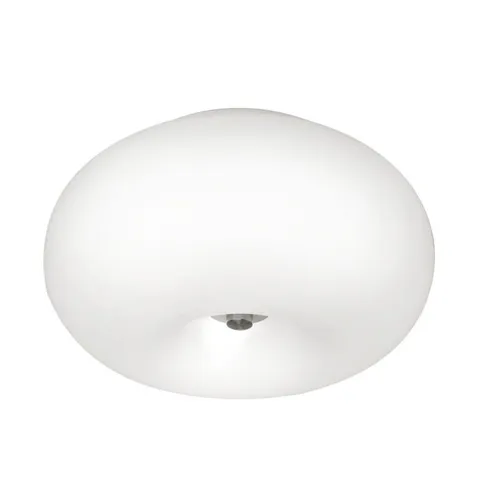 Moderne Deckenlampe OPTICA von Eglo - Stilvolle Deckenleuchte in Weiß und Nickel, ideal für jeden Raum. Mit 2x60W/E27 für optimale Beleuchtung und 2 Jahre Herstellergarantie.