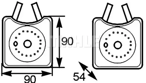 MAHLE CLC 163 000S Ölkühler - Motoröl Ölkühler für AUDI, SEAT, SKODA und VW, inklusive Dichtungen für eine einfache Montage und optimale Kühlung.