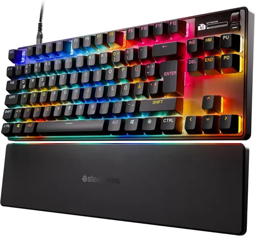 SteelSeries Apex Pro TKL Gen 3 — Schnelle Gaming-Tastatur mit OmniPoint 3.0 Switches