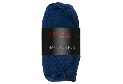 Pro Lana Pro Lana BASIC COTTON Baumwollgarn 50 g Häkelwolle, 125 m (Perfektes Baumwoll-Garn für leichte Pullover, Mützen und Accessoires), 50 g