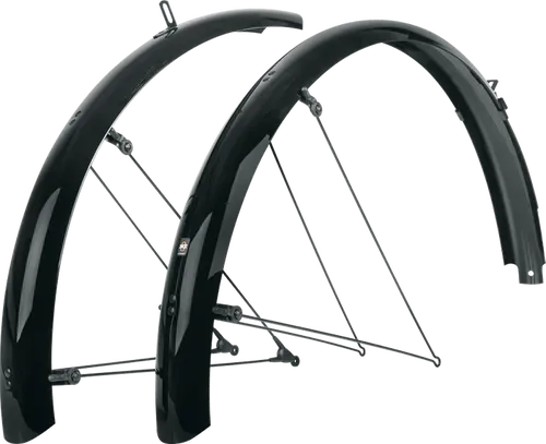 SKS Bluemels Basic Schutzblech Set VR+HR - Fahrradschutzbleche, robustes Set für Vorder- und Hinterrad, schützt vor Schmutz und Spritzwasser während der Fahrt.