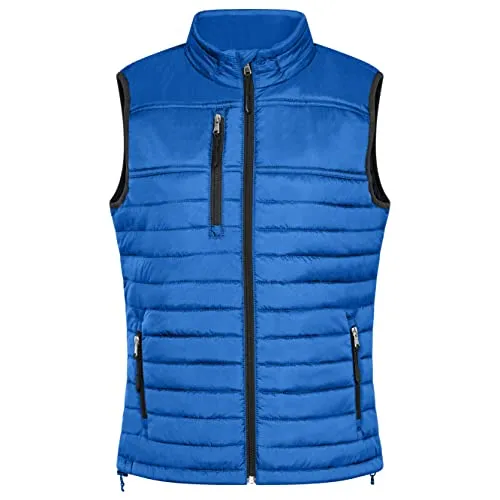 HRM Damen 1302 Hooded Performance Body Warmer - Funktionsjacken: Atmungsaktive und wasserabweisende Steppweste aus 100% leichtem Polyamid, ideal für Outdoor-Aktivitäten und fair produziert.