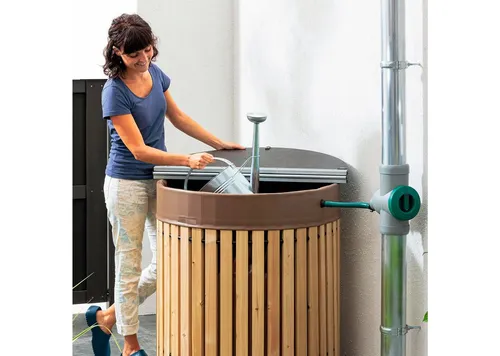 Beckmann Regentonnendeckel Größe 3 für 420 l Regenfass