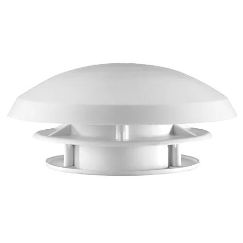 Caralife Dachlüfter Wohnmobil 20 cm weiß Dachstärke 20-45 mm Bohrung 90 mm Insektengitter