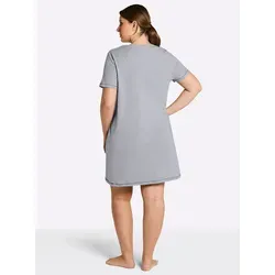 Witt Sleepshirt Kurzarm-Sleepshirts Kurzarm (2-tlg) bunt|grau 40/42