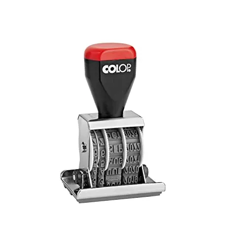 Colop 4200462002 Platten-Datumstempel Bezahlt 30 x 45 mm