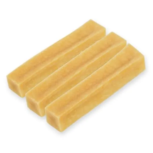 Larsson | Kaukäse für Hunde Yaky - S - 3er Pack - Hunde Kaustange Käse Kauknochen für Hunde - 100% NATÜRLICH - sehr schmackhaft (Größe S - je 30-50g, 3er-Pack)