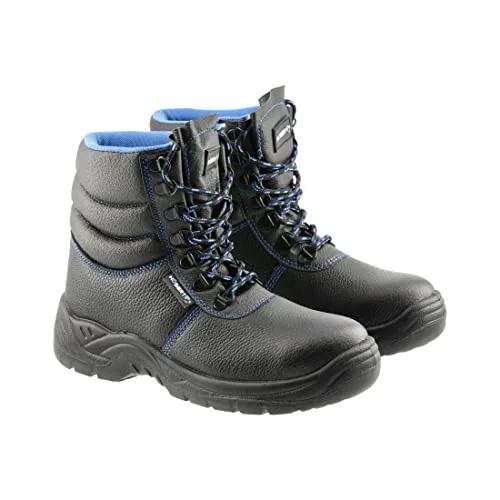 Högert Technik Arbeitsschuhe ZORGE - Sicherheitsstiefel BAU mit Stahlkappe - Herren Industrie & Handwerk Stiefel - S3-Zertifizierung für maximale Sicherheit, rutschfeste Sohle und wasserabweisendes Leder bieten optimalen Schutz auf der Baustelle.