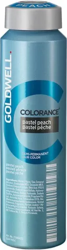 Goldwell Colorance Pastellnuancen Tönung Pfirsich 120 ml - Gebrauchsfertige Haartönung für modische Pastell-Effekte. Ideal für aufgehelltes Haar mit kurzer Einwirkzeit von 5-10 Minuten. Einfach anzuwenden und sorgt für sanfte, trendige Farben.