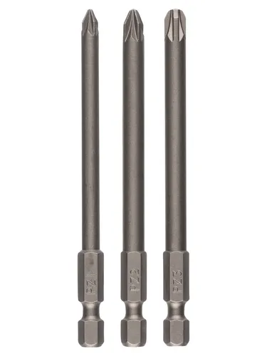 Bosch Accessories 2609255969 Kreuzschlitz-Bit PZ 1, PZ 2, PZ 3 E 6.3 3St.