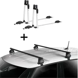 2x VDP Fahrradträger ALU Premium + Dachträger VDP EVO für VW Golf V (1K) 5 Türer - Praktisches Set mit 2x VDP Fahrradträger ALU Premium und Dachträger VDP EVO für VW Golf V (1K) 2003-2008. Hochwertige Materialien und einfache Montage sorgen für einen sicheren Transport von bis zu 2 Fahrrädern.