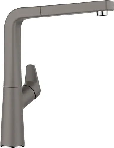 Blanco Küchenarmatur AVONA-S vulkangrau matt 526928 - Hochwertige Messing-Armatur in elegantem vulkangrau matt, ideal für moderne Küchen und langlebig im Einsatz.