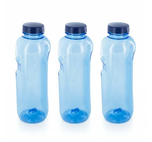 Greiner Trinkflasche, 3x Kavodrink Tritan 0,75 L BPA-frei