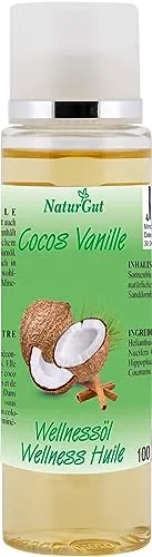 Körperpflegeöl Massageöl Hautpflegeöl Wellness Körperpflege Öl Cocos-Vanille 100ml