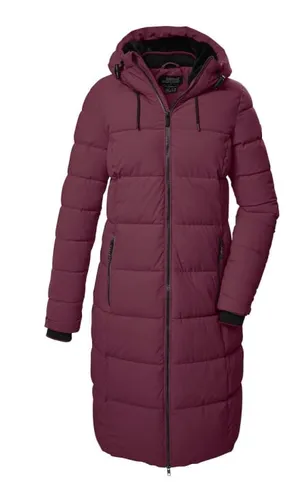 Killtec Wintermantel KOW 56 QLTD mit Kapuze – Damen in Violett, Größe 40