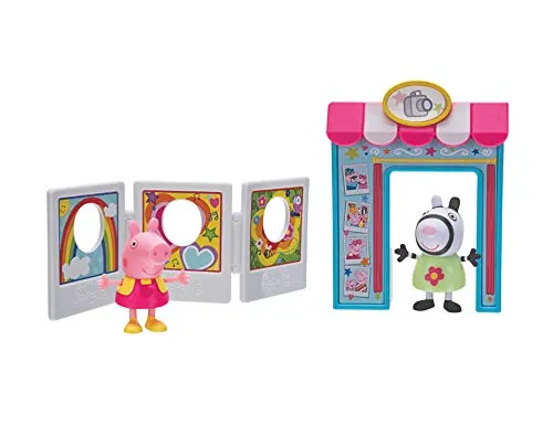Peppa Pig PEP0558 Peppa Wutz Spielfiguren Set, Fotobox Spielset