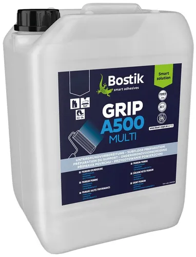 Bostik Grip A500 Multi Haft- und Grundierdispersion 5 Kg - Bauchemie Grundierung, ideal für vielseitige Anwendungen und sorgt für optimale Haftung auf verschiedenen Untergründen.