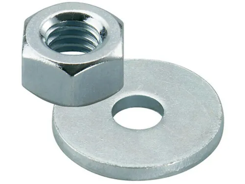 Fischer 519737 Mutter & Scheibe M 20 gvz VPE 10 Stück von Fischer
