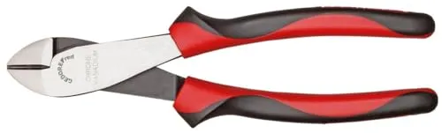 Gedore RED R28422200 Kraft-Seitenschneider 200mm - Elektrikerwerkzeuge mit hoher Schneidleistung und schlanker Kopfform. Induktiv gehärtete Schneiden für langanhaltende Schärfe und 2-Komponentengriff für komfortable Handhabung.