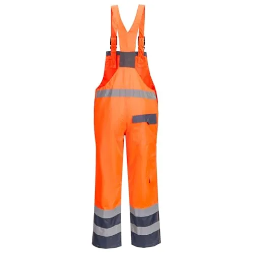 Portwest Kontrast Latzhose in orange von Portwest