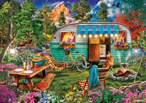 Schmidt Spiele 57379 Camper-Romantik, 500 Teile Puzzle von Schmidt