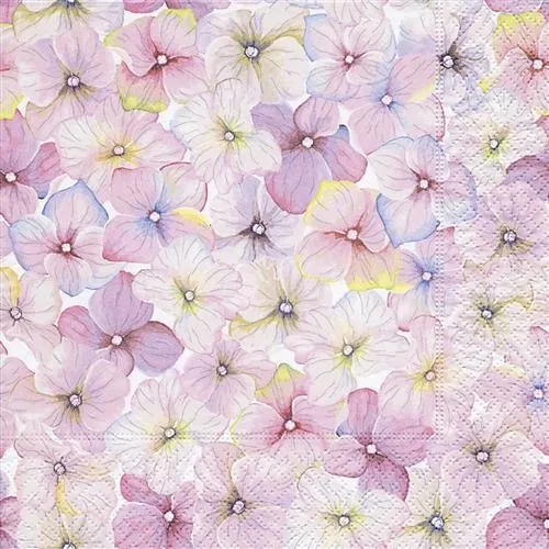 Servietten Small Blossoms Frühlingsblüten Blumen Garten Natur Wiese 33x33cm 20