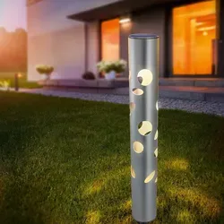 esotec LED Solarleuchte FantasyLight - Aluminium Solarleuchte mit warm- und kaltweißem Licht, ideal zur stimmungsvollen Beleuchtung im Garten oder auf der Terrasse.