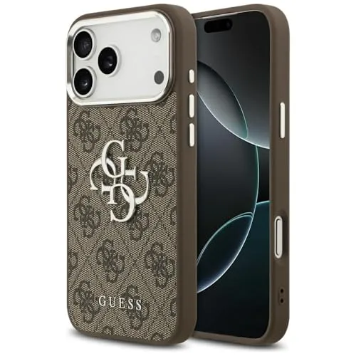 GUESS PU Leather Case for iPhone 17 Pro Max