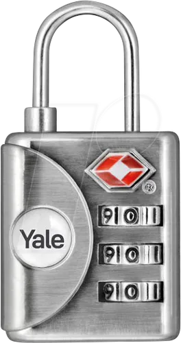 YE YTP1321191 - TSA Reise-Zahlenschloss, 3 Zahlenreihen, 32 mm