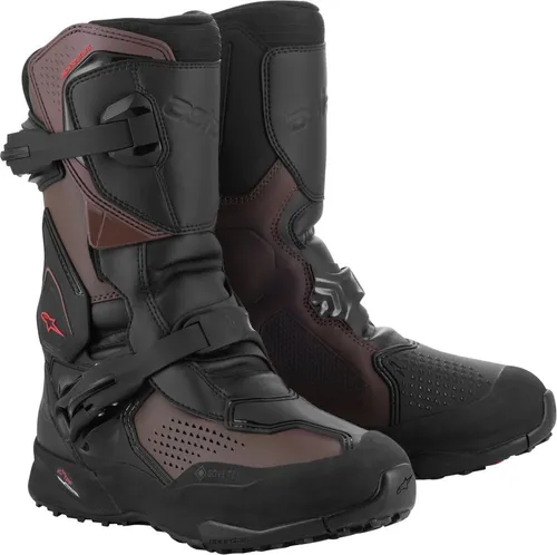 Alpinestars XT-8 Gore-Tex Motorradstiefel - Wasserdichte Motorradstiefel aus Leder und Textil, ideal für anspruchsvolle Fahrten. Größe 40 EU, sportlicher Stil mit Klettverschluss für optimalen Halt.