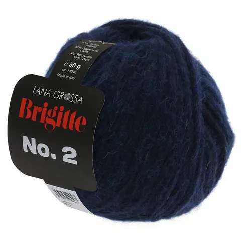 LANA GROSSA BRIGITTE NO. 2 Häkelwolle, 140 m (hochwertige Mischung aus Schurwolle, Baumwolle und Alpaka), 50 g